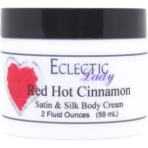 Red Hot Cinnamon Satin and Silk Cream,  Body Cream, Body Lotion