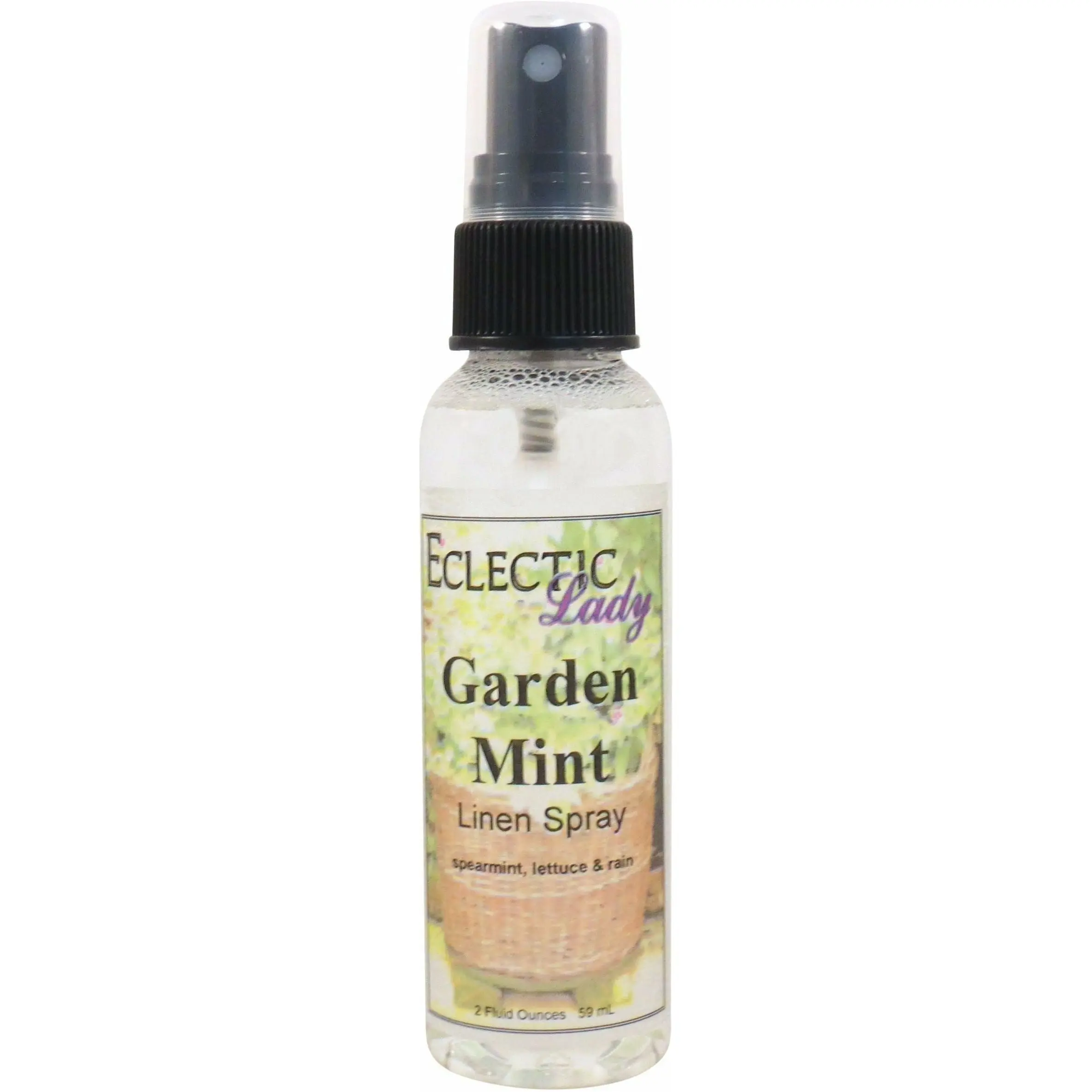 Garden Mint Linen and Sheet Spray - No Artificial Colors, Parabens, or Preservatives - Long-Lasting Scent for Bed, Fabric & Pillow
