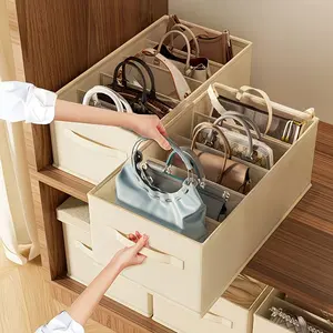 Space-Saving Bag Storage Organizer, Home Use Totem Backpack Storage Bag, Closet Divider Dust-Proof Bags, Efficient Organization Solution