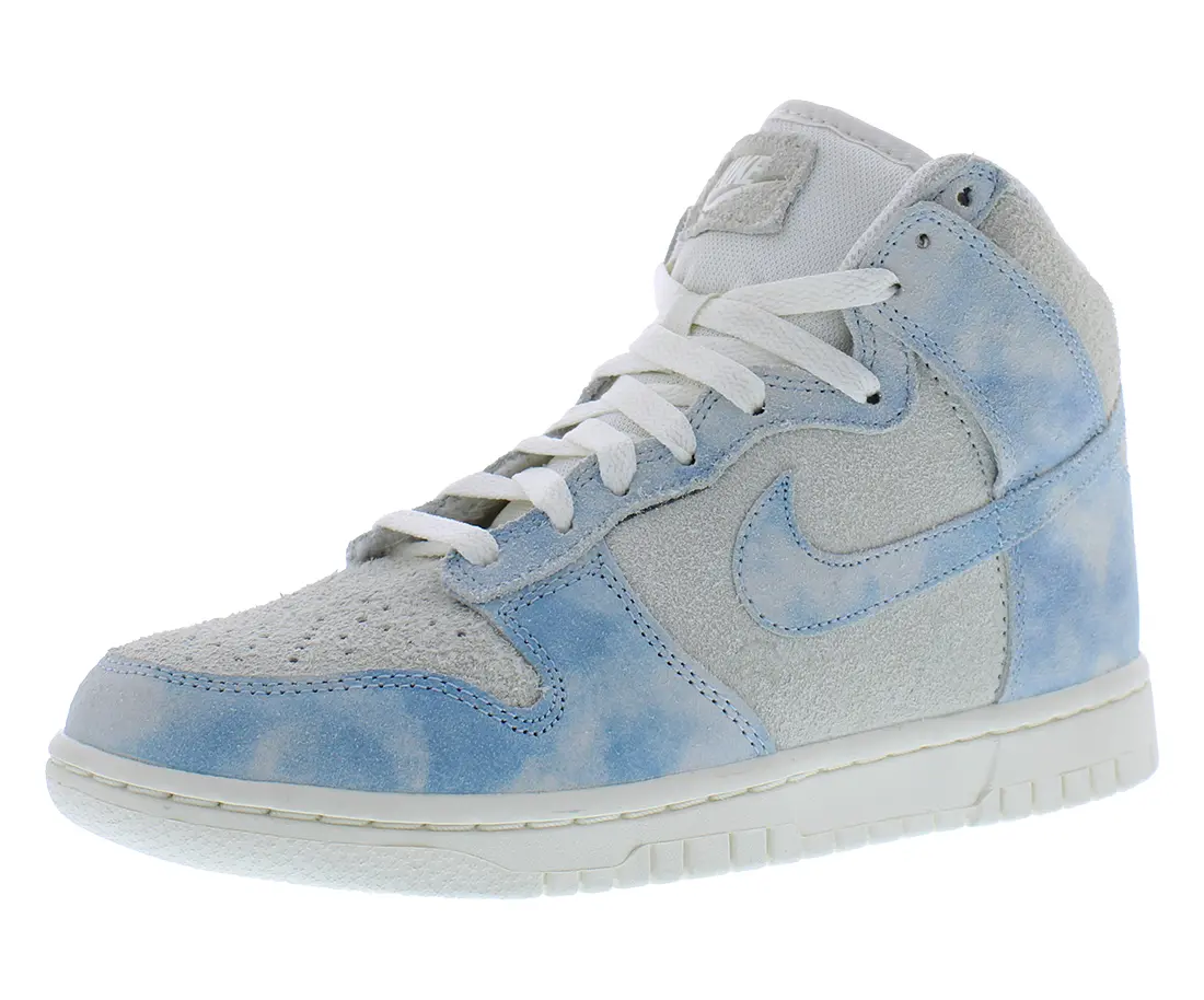 NIKE Dunk High SE Women's High-Top Colorblock Special Edition Athletic Sneaker Footwear