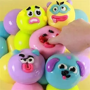 NEW Smushers Squishy, Curiosities Dog Face Swap Squishy Toy, Soft Moldable Cute Slow Rise Squeeze Toy, Relaxing Sensory