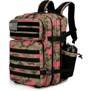 25L Military Tactical Backpack For Men Molle Daypack 3 Day Bug Out Bag Hiking Rucksack With Bottle Holder