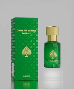 GAME OF SPADES EMERALD 30ML Parfum for Skin Repair - Green Bottle with Gold Cap - Serums