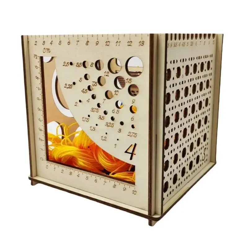 Multifunctional Knitting Storage Tool Box, Yarn Crochet Rack, Yarn Holder, Essential Sewing Accessory, Perfect for Crafters and Hobbyists