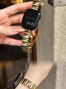 Metal Watch Band, Fashionable Watch Band for Women, Watch Accessories Compatible with Apple Watch 38/40/41/42/44/45/49mm