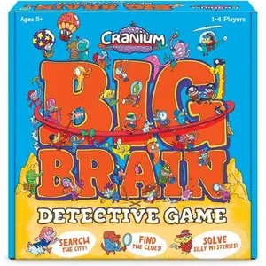 Funko Cranium Big Brain Detective Game for 1-4 Players Ages 5 and Up