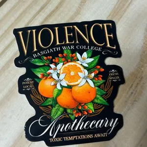 Violence Apothecary Decorative Sticker for Home