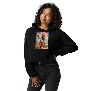 Childish Gambino It Feels Like Summer  Womenswear Pullover CroppedCrop Hoodie