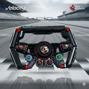 DIY Racing Steering Wheel Toy Kit, High Difficulty Assembly Model, Fun Gift for Teens and Adults, Creative Holiday Decor