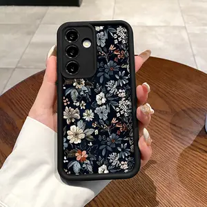 Case for Samsung S24 ultra plus S25 S23 S22 Ultra Plus Nocturnal Blooms Advanced fashion gift Drop Protection Shockproof Soft Silicone smartphone Cover