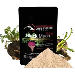 Black Maca Powder (250 Grams) - Supplement for Energy, Fitness and Health