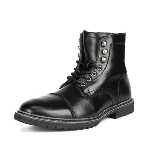 Bruno Marc Men's Motorcycle Combat Oxford Boots