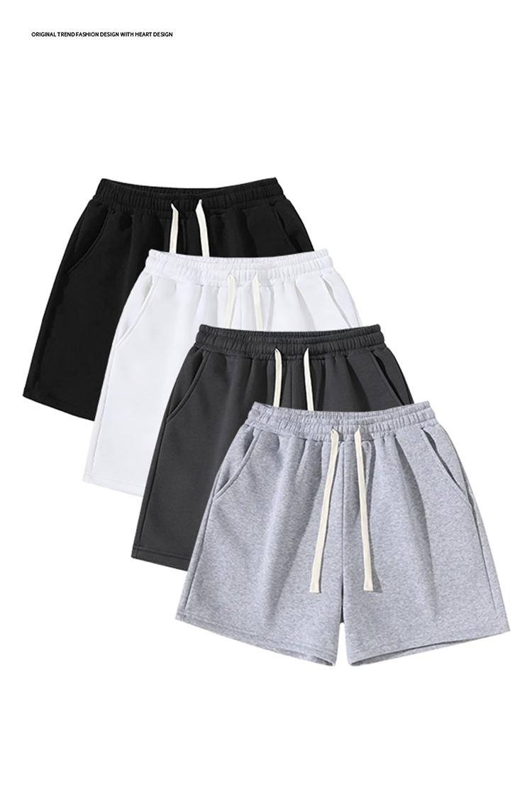 #FathersDayGift,4 Pack Men’s solid-color drawstring loose straight shorts,Versatile Basic knit athletic pants,Minimalist casual unisex sports shorts,plain beach shorts,for Daily wear,outdoor,day outings,seaside vacations,summer Everyday Menswear Trouser