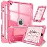 INFILAND Cute 10.2" iPad Casing - 2-Layered Shockproof, Scratch-Resistant Protection, Smooth Crystal Glitter Finish, Adjustable Landscape Stand, Pencil Holder, Camera Cutouts for 9th/8th/7th Gen (2021/2020/2019) Women's Tablet Accessories