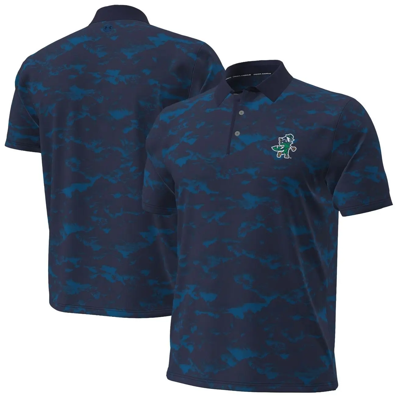 Notre Dame Fighting Irish Under Armour ArmourDry Tropical Dusk Polo - Navy