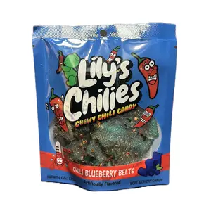Lily’s Chilies Chewy Chili Candy Blueberry Belts