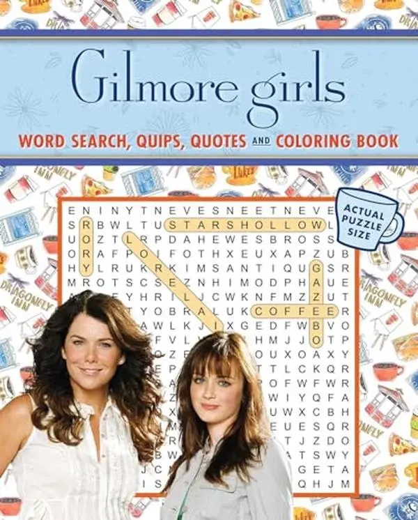 Gilmore Girls Word Search, Quips, Quotes, and Coloring Book (Coloring Book & Word Search)  Flexibound – Coloring Book, November 19, 2024