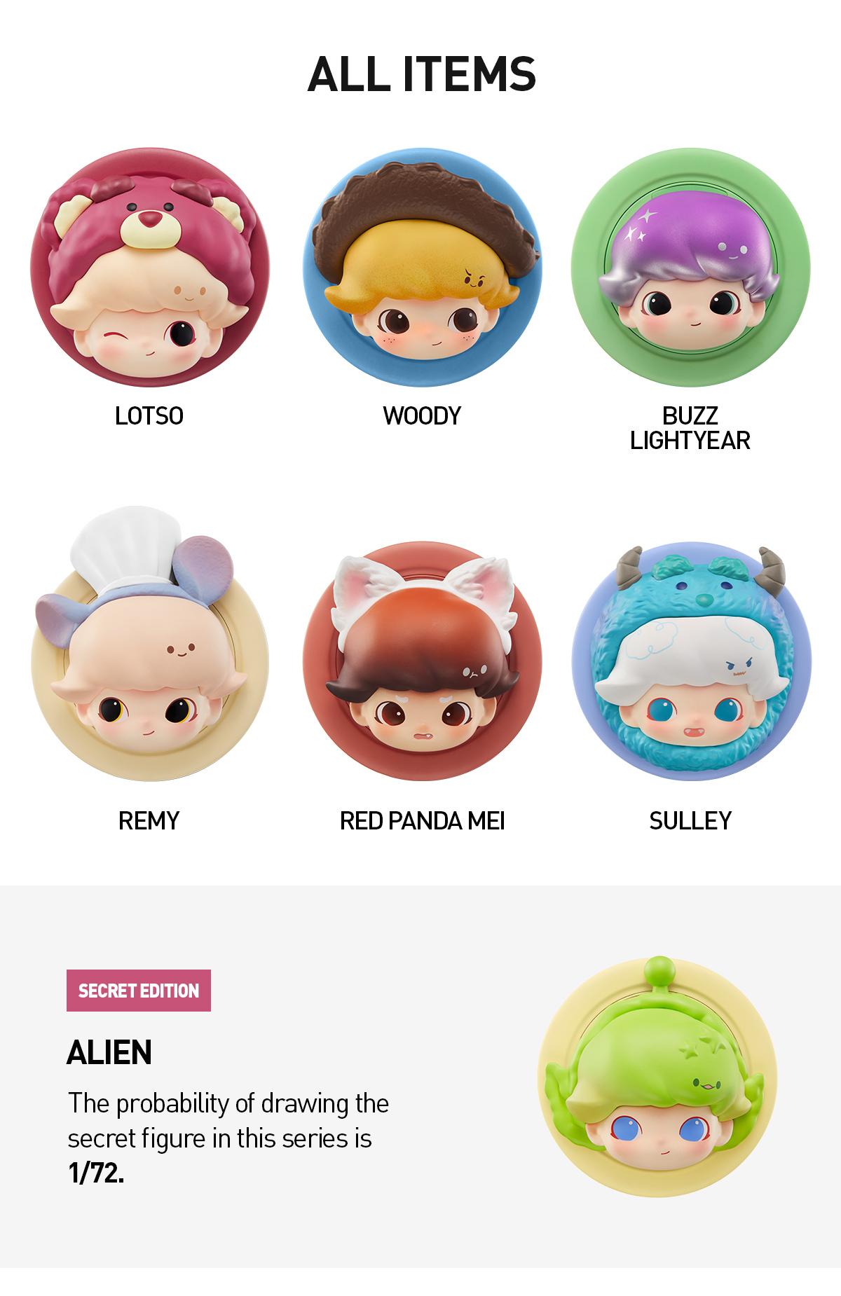 POP MART DIMOO WORLD × PIXAR Series-Magnetic Phone Holder Blind Box[ship by Aug. 5th]