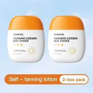 Natural DHA Self Tanner Tanning Lotion | No Added Colorants | Travel-Friendly 30ml | Sunless Moisturizing Tan for Fair to Medium Skin