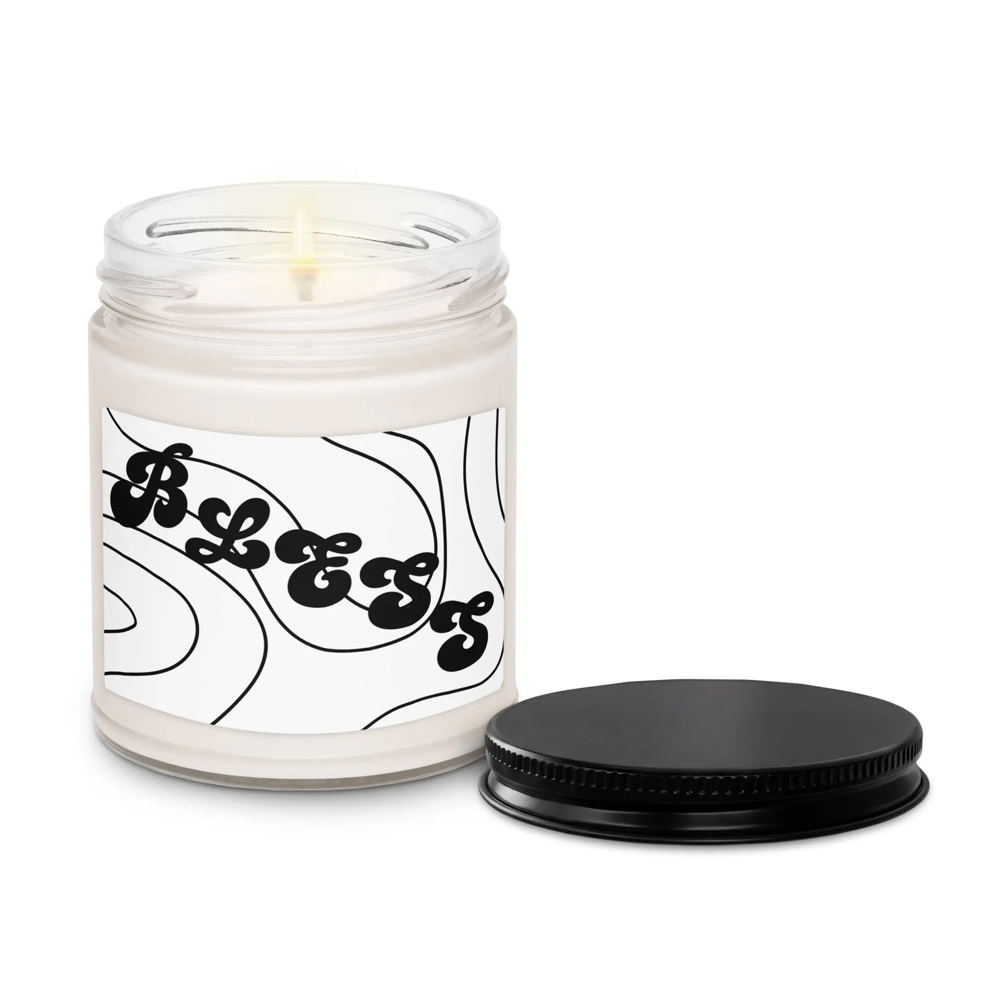BLESS Scented Soy Candle - Home Decor Candle for Living Room, Bedroom Relaxation