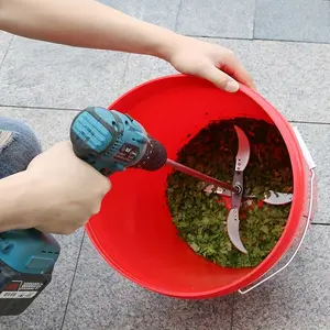 Multifunctional forage cutting blade combination - suitable for electric drill/angle grinder - stainless steel anti-rust blade - suitable for hay/vegetables/feed - farm/home gardening essential