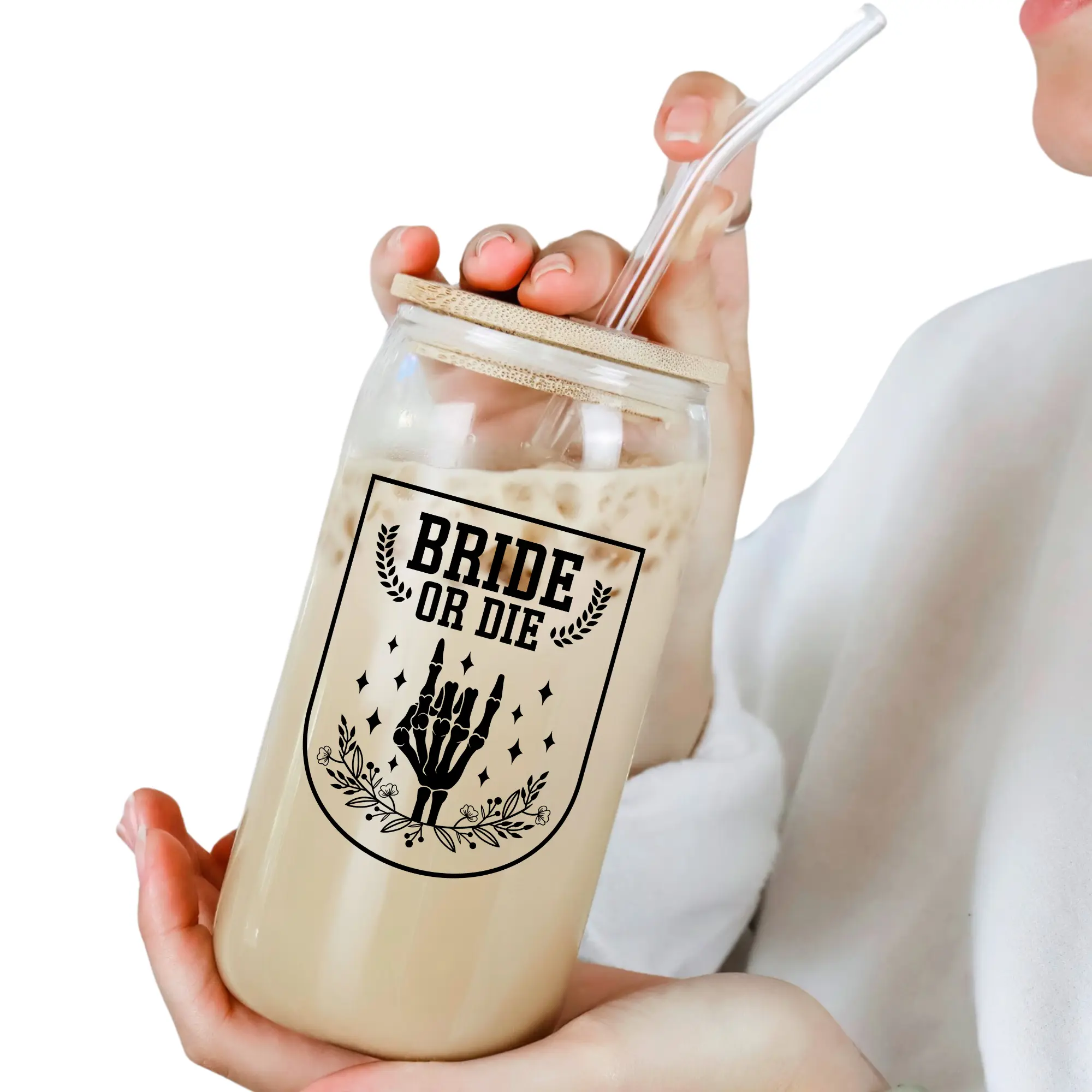 Bride or Die Iced Coffee Cup, Bride to Be Gift, Bride Coffee Cup, Bachelorette Party Cups
