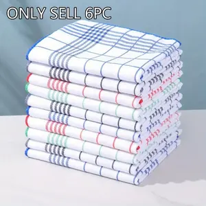 6-Pack Large Absorbent Dish Cloths, Quick-Dry Soft Durable Kitchen Towels, Ideal for Daily Cleaning, Coffee Machines, Bar Tops, Colors