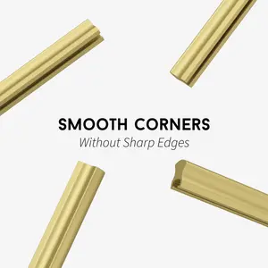 goldenwarm 10 Pack Black /Gold Drawer Konbs Adjustable Cabinet Knobs Matte Black Dresser Knobs Cabinet Handles Adjustable Hole Distance