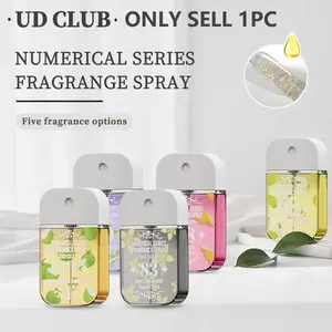 Numerical Series Alcohol-Free Fragrance Spray - Floral Fruity Fragrance, Unisex, Long-Lasting Light Fresh Scent, Card-Shaped Minimalist & Stylish, Portable & Easy to Carry