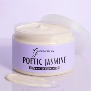 Shea Butter Body Cream – Deeply Hydrating with Natural Aloe, Chamomile, Cocoa Butter & Cucumber Extract – Nourishing Skin Moisturizer for Dry, Sensitive & Normal Skin | Goddess of the Sea