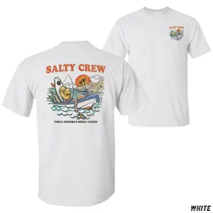 Salty Crew Down Time T-Shirt, Thrill Seekers & Siesta Takers Graphic Tee, Beach & Fishing Lifestyle Apparel For Men & Women, Soft Cotton Blend Shirt, Coastal Gifts