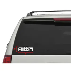 Zero Miedo Sticker/Decal 7"x 2" (2 pcs)