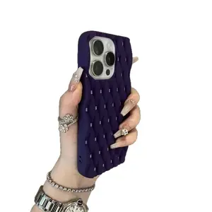 3D Waffle Puffer Case for iPhone| Hollow Heat Dissipation + 6 Rich Colors (Fits iPhone X - 17) unique fashion