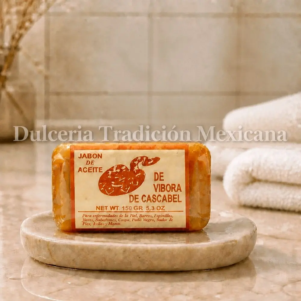 Vibora De Cascabel 5.3oz Barra De Lipieza Para Cara Y Cuerpo
