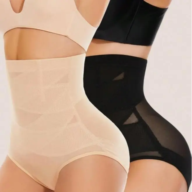 2pc--High Compression Tummy Control Shorts,Painless Body Shaping Shapewear Pants,Multi-Pack Everyday Shapewear,High Waist Butt Lifting Shapewear Shorts,Lace Hip Enhancing Shapewear Shorts Womenswear Basic Black Casual Leg Style