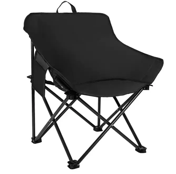 Folding Camping Chair, Portable Outdoor Backpacking Chair for Fishing, Hiking, Picnic, Camping, Beach, Lawn, Concert, Ultralight Compact Camping Chair with Carry Bag