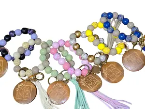 MaMa Beaded Keychain 12 Pc