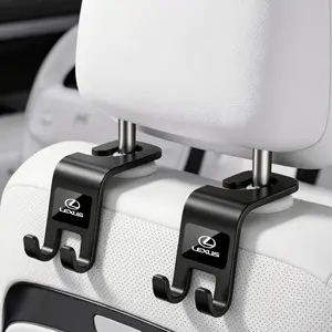 2pcs Hook Car Seat Headrest Hook, Car Backseat Organizer Hanger, for Lexus Models, Durable Design, Easy Installation, Essential Car Accessories