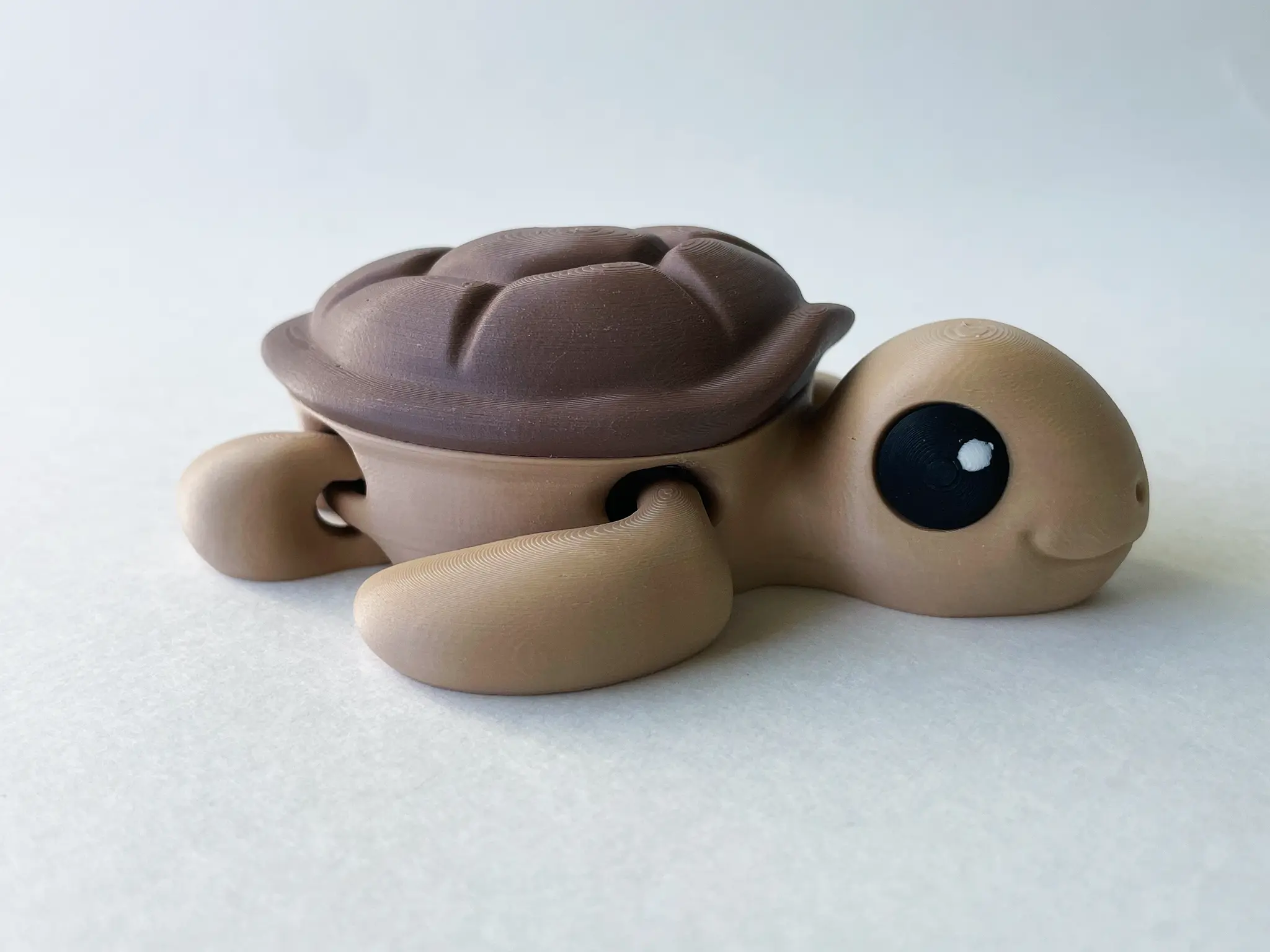 Larry the Large Brown Premium Turtle Toy - Large High-Quality Articulated Buddy with Tiki-Taka Noise for Indoor and Outdoor Play Stress Relief