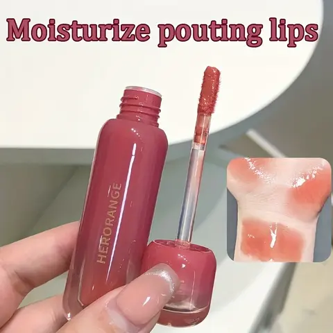 Holiday Gift HERORANGE Bobbi Water, Makeup, Glossy, High Shine Gloss, 6 Colors Available, Mirror-Like Moisturizing Radiant Finish, Hydrating and Non-Transferable, Long-Lasting Color Payoff, Easy to Apply, Affordable, Perfect for Everyday Wear, Parties