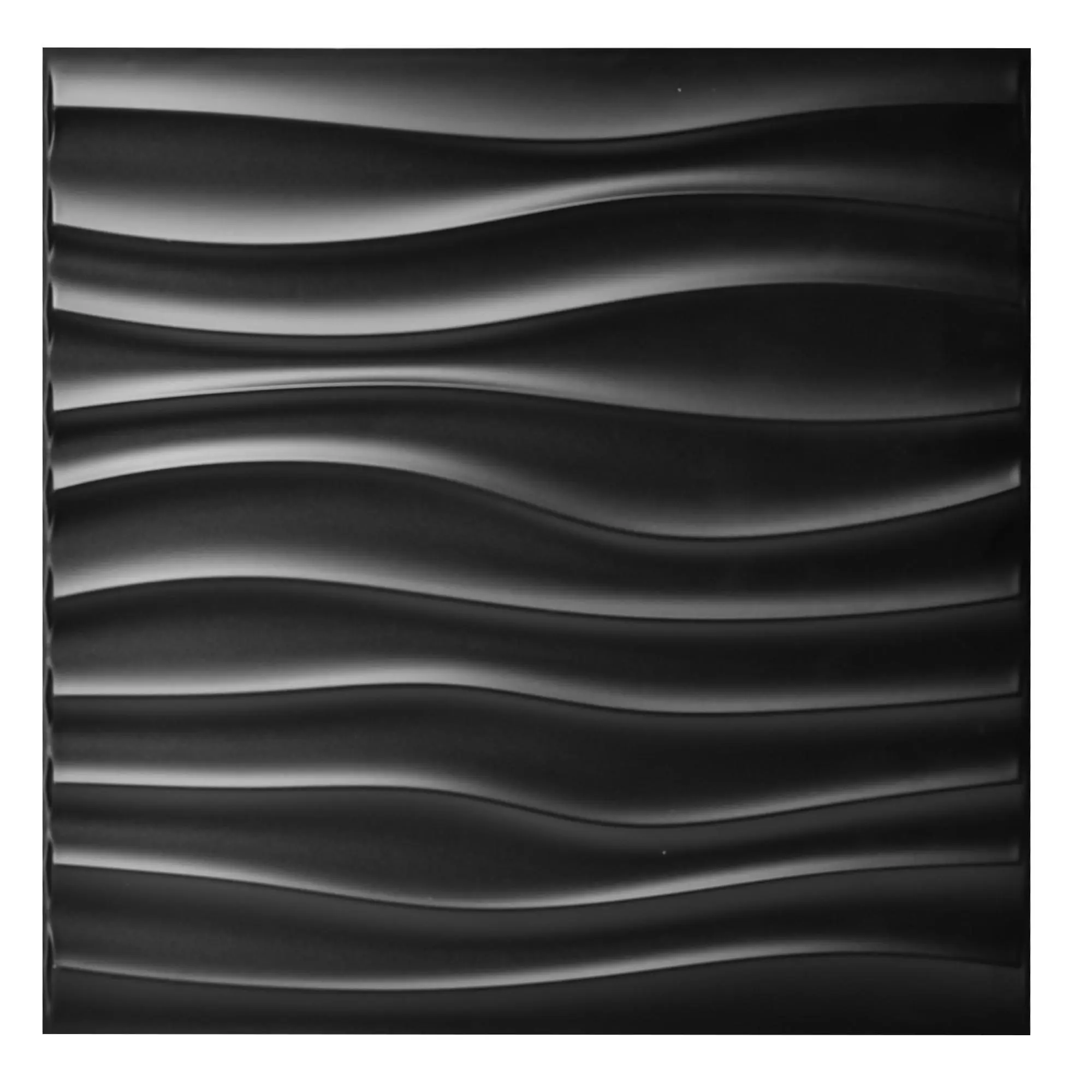 Art3d Wave Design Peel and Stick Wallpaper PVC Wall Panels, Pack of 12, 19.7 in x 19.7 in, 32 Sq.ft/Case, Light-Accent Decorative Ornaments