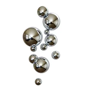 Silver Plated Decorative Glass Balls, Wall Art Decor