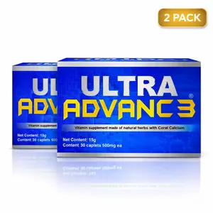 Ultra Advance 3 Blue Ultimate Joint Support - Vegan - Non GMO - Original 30 Caps (2 PACK)
