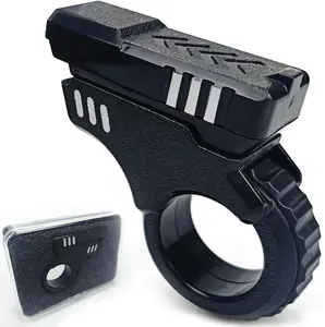 Experience Ultimate Stress Relief with the Ography Fidget Gun Toy - Sleek Black & Silver Design for ASMR and ADHD