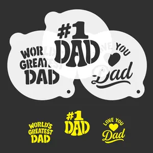 Dad Coffee Stencils