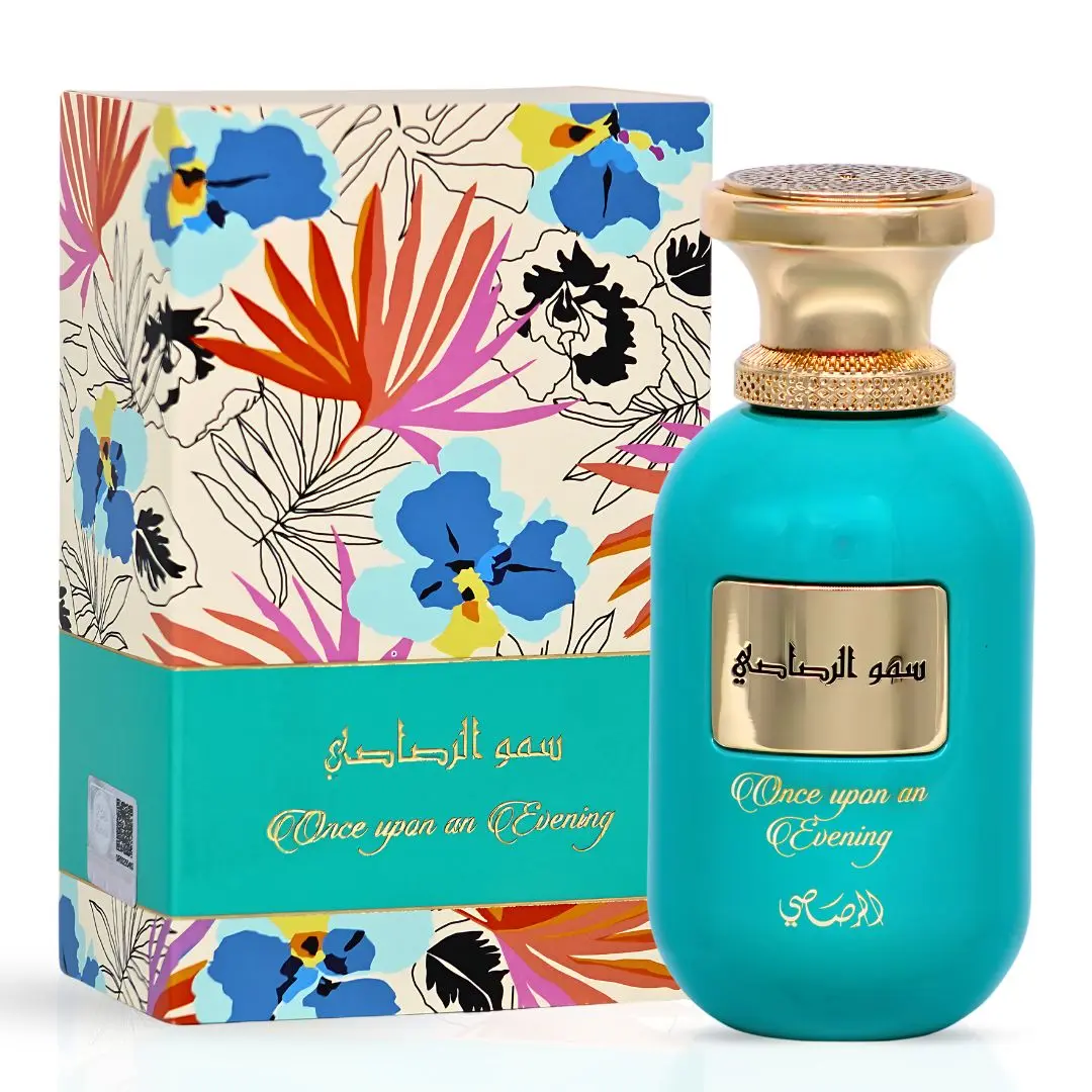 Somow Al Rasasi Once Upon an Evening Eau de Parfum Spray 100ml (3.4 oz) by Rasasi | A Dreamy Trail of Vanilla and Blossoms