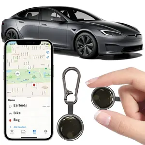 【Free ship】GPS Tracker for Car Mini Trackers Device with Weatherproof Magnetic Case No Monthly Fee Best Hidden GPS Trackers Anti-lost Device Works with Apple Find My