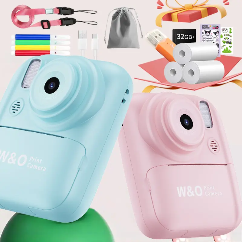 Instant Print Camera for Kids with 32GB SD Card - Educational Toy Camera for Boys and Girls Aged 6 and Up instant  print