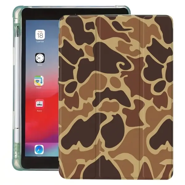 Duck Camo iPad & Samsung Galaxy Tab Case | Vintage Camouflage Folio Cover| Protective Tablet Case