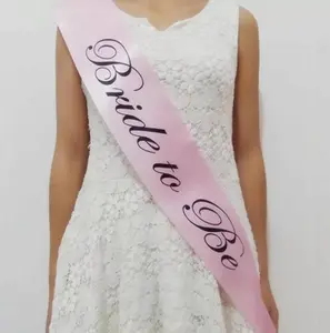 Wedding Party Sash, Bachelorette Hen Party Bridal Shower Supplies Wedding Decor